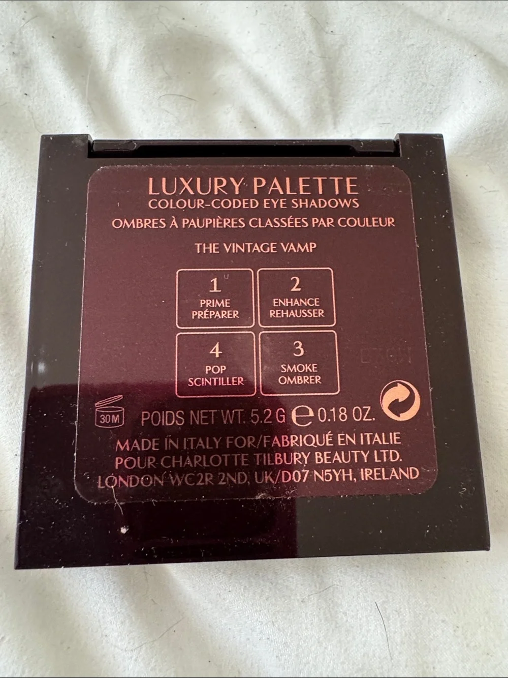 Charlotte Tilbury Luxury Eyeshadow Palette – The Vintage Vamp ✨